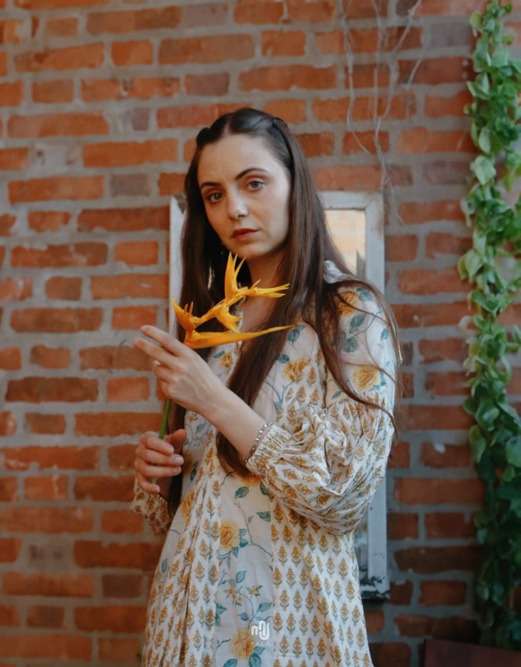 Behind the scenes of a media production makeup session.