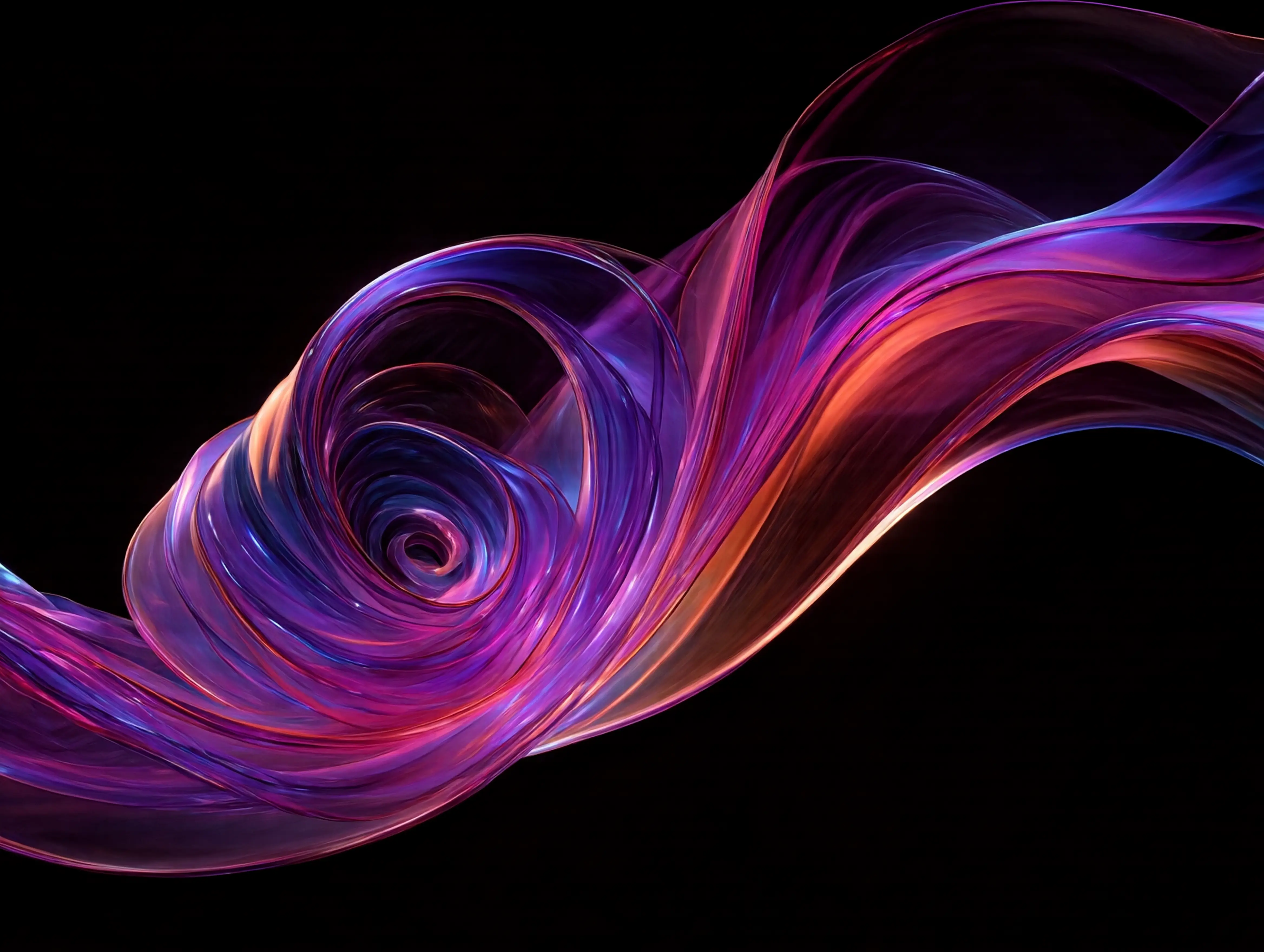 Abstract flowing colors background