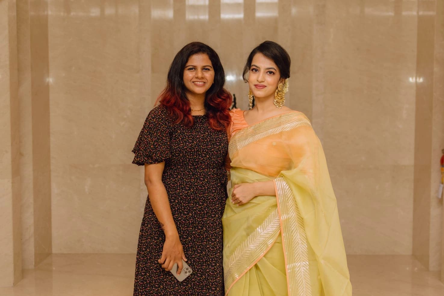 Abstract flowing colors background